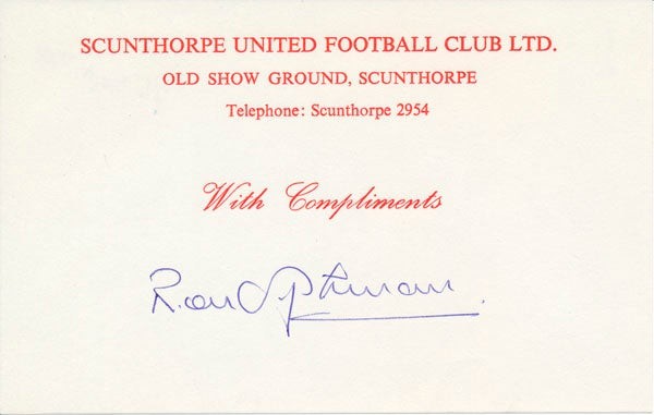 Ron ASHMAN / Signature Signed