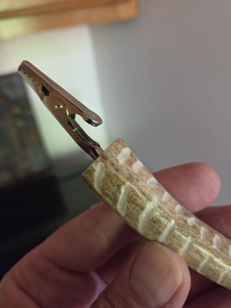 🔥Genuine Deer Antler Roach Clip!