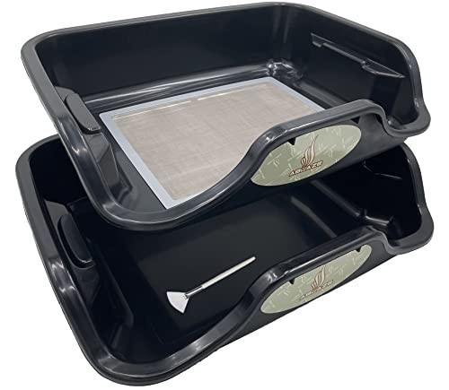 Replaceable 150 Micron Screen Ablaze Tray for Efficient Herb Straining & Sifting
