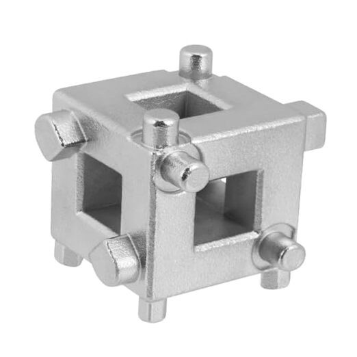 Car Cube Brake Caliper Compression Tool, 3/8'' Steel Brake Piston Remover
