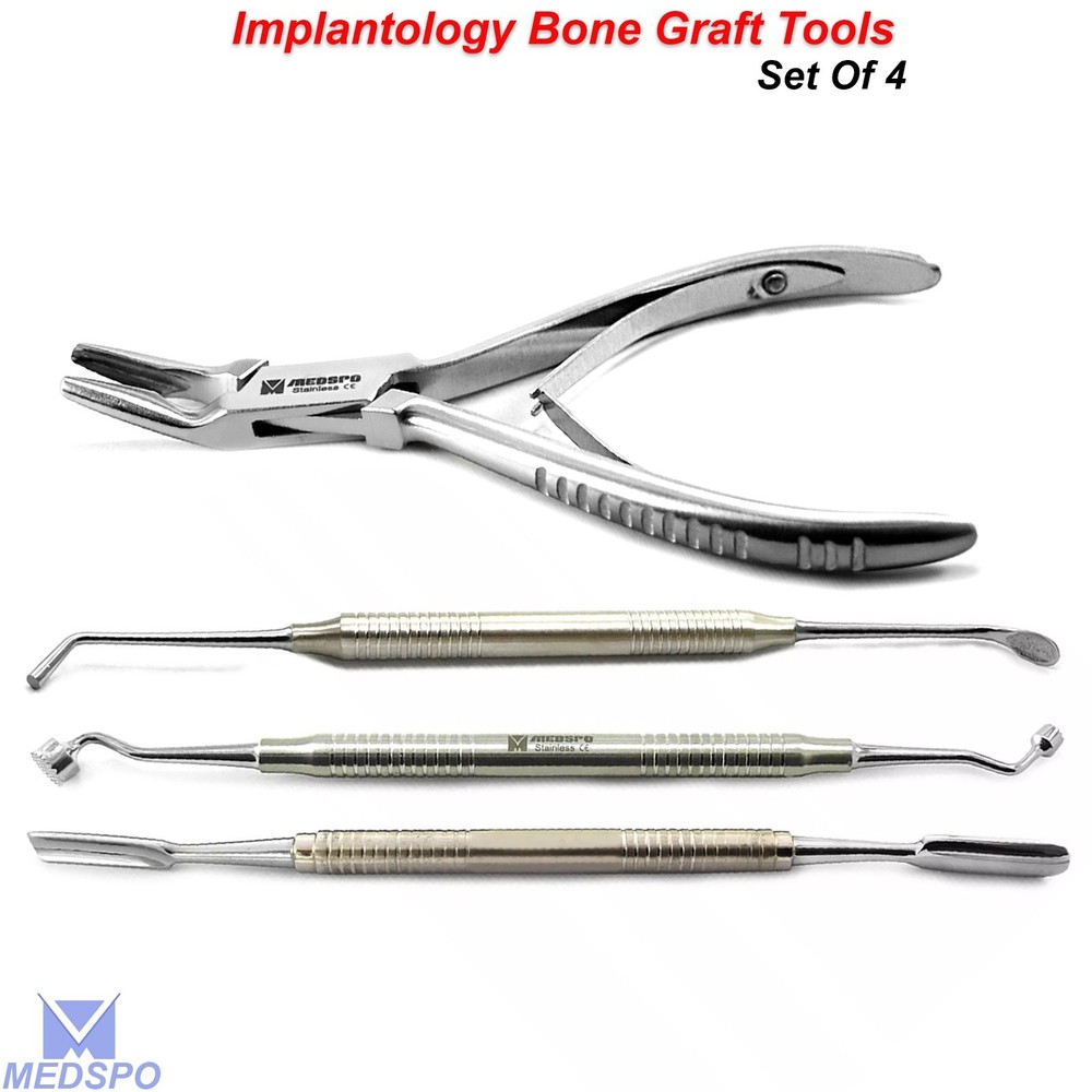 Implantology Bone Graft Packer Compactor Instruments Bone Rongeur Plier Forceps