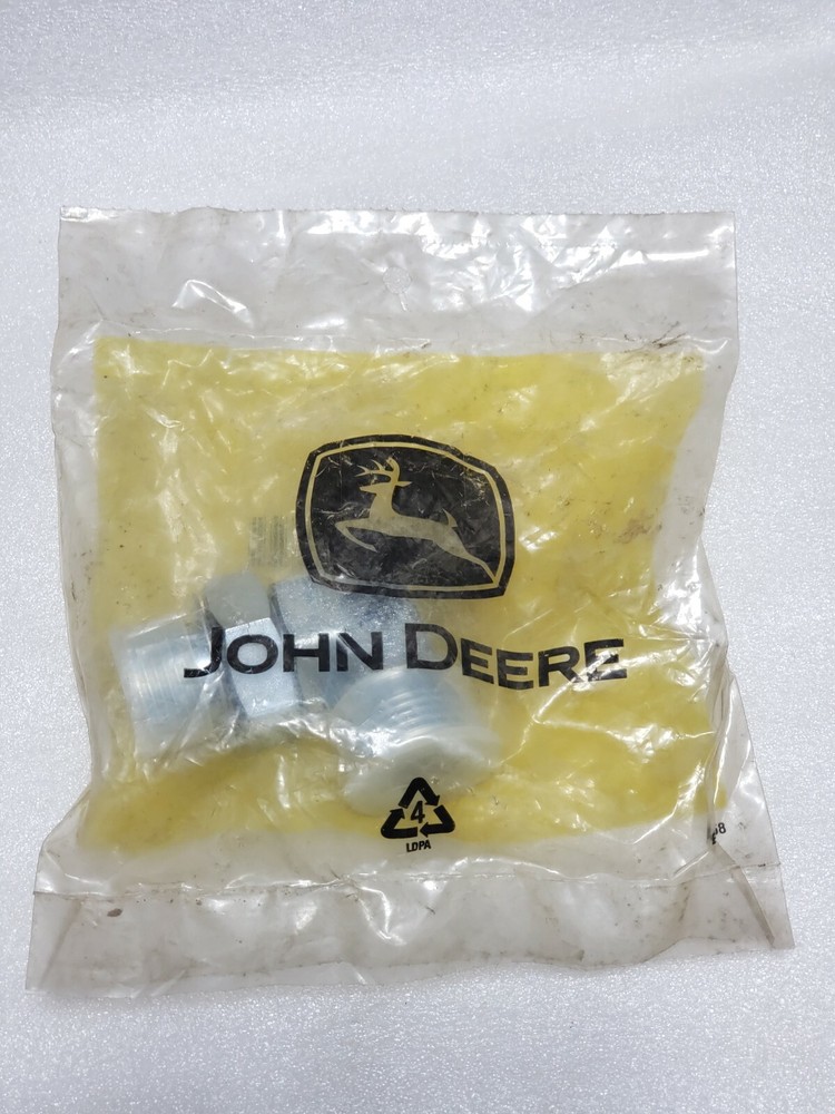 John Deere 38H1007 Elbow Adapter Fitting OEM Original Equipment