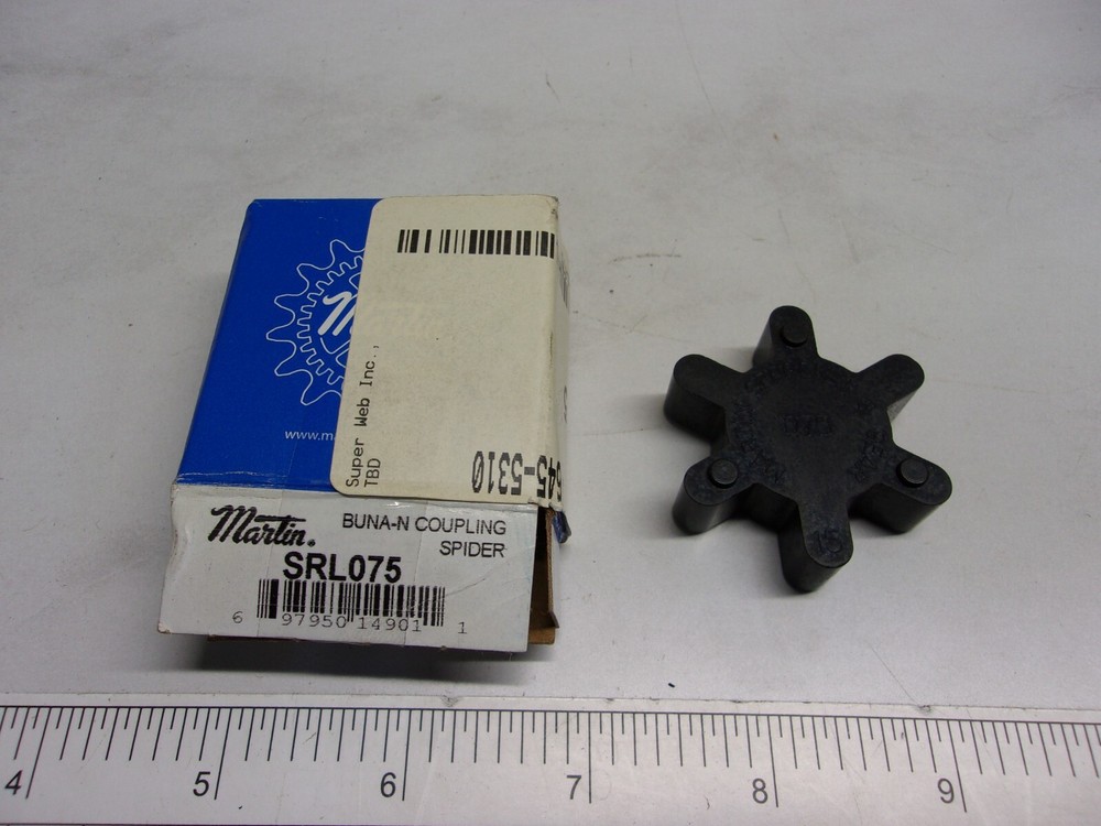 MARTIN SRL075, BUNA-N COUPLING SPIDER, 0374A