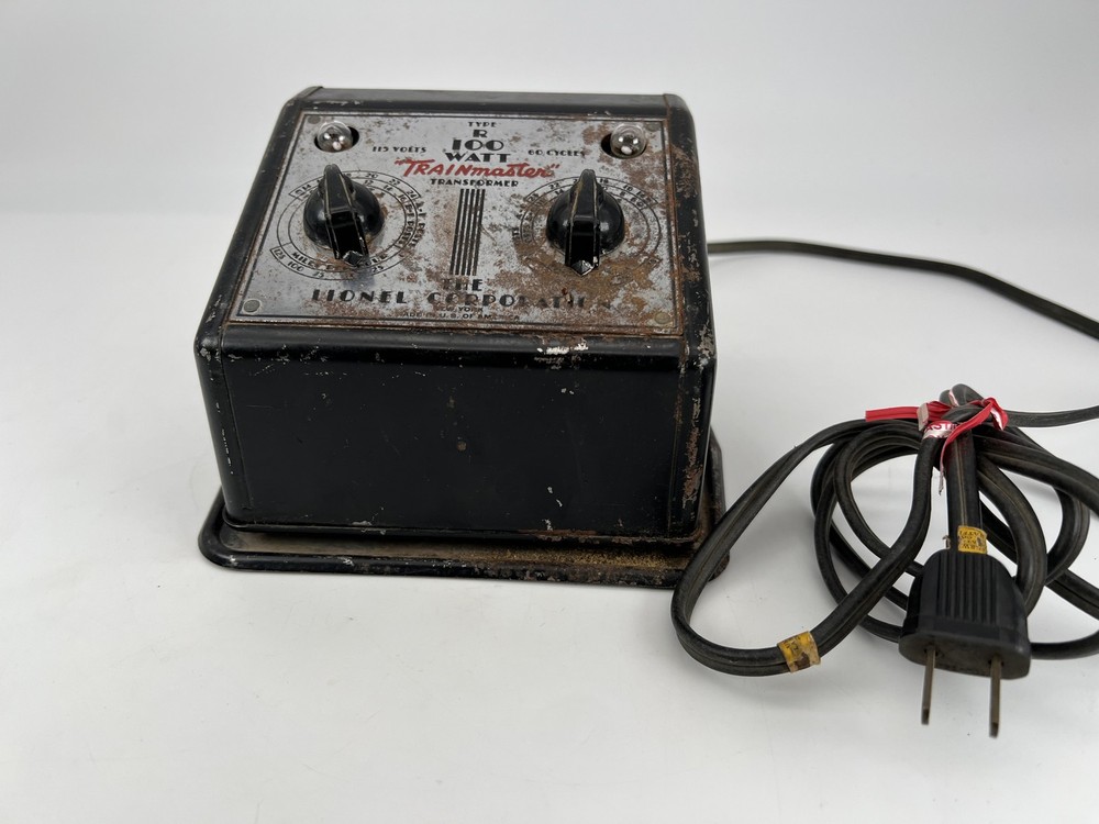Lionel Type R 90 Watt Trainmaster Transformer 115V Tested/Works Read Description