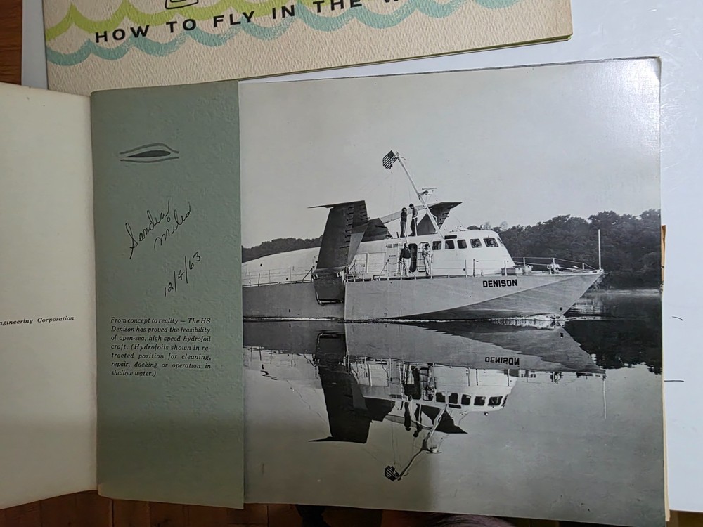 HS Denison hydrofoil booklets/Grumman Aircraft