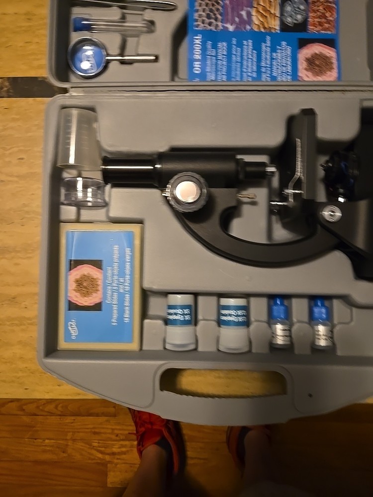 VINTAGE MICROSCOPE Orbitor OR 200XL W/ BOX. PREOWNED.