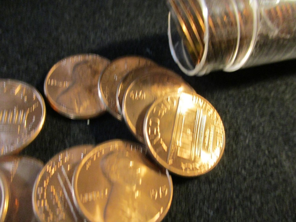 1975 LINCOLN CENT ROLL GEM BA