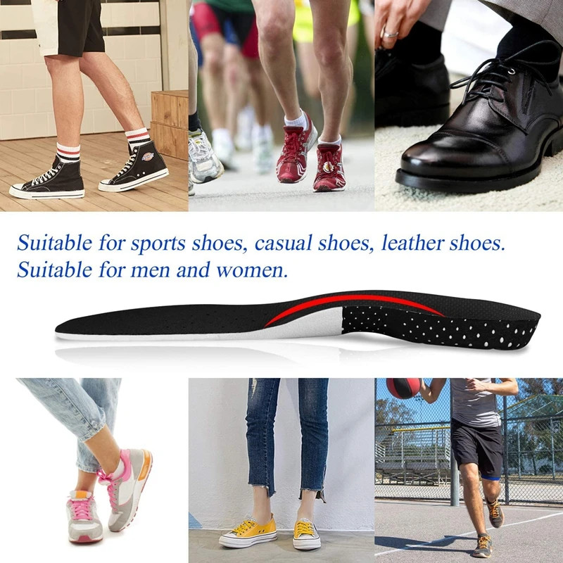 Powerstep Protech Control Full Length Arch Support Orthotic Insoles