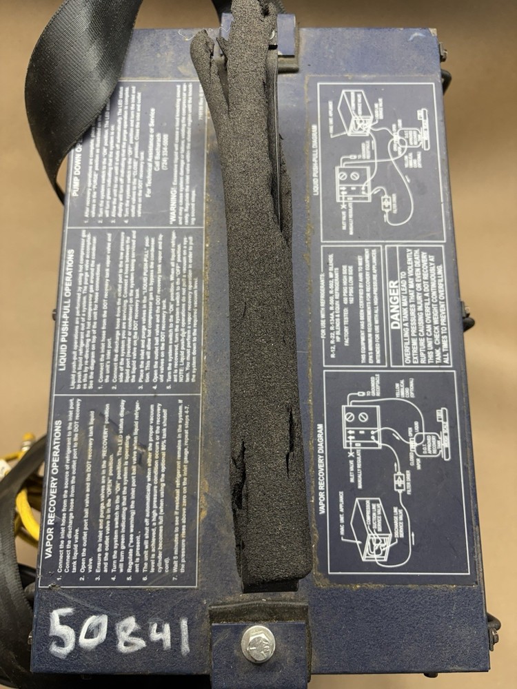 Bacharach Model 3700 Refrigerant Recovery System. ￼