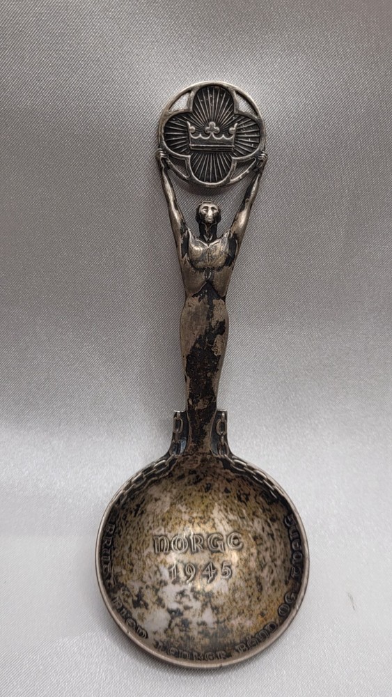 Vintage 1945 "NORGE" Norway .830 Silver Spoon