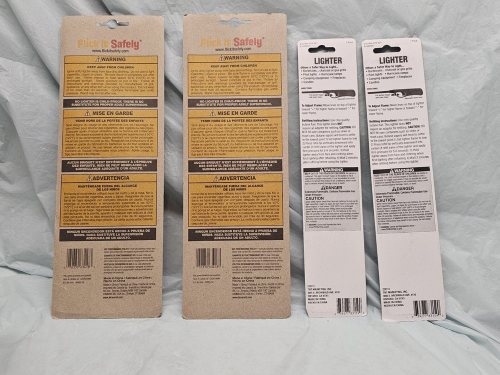 2 BIC Multi-Purpose Classic Edition Lighter & Flex Wand Lighter 2-Pack + More