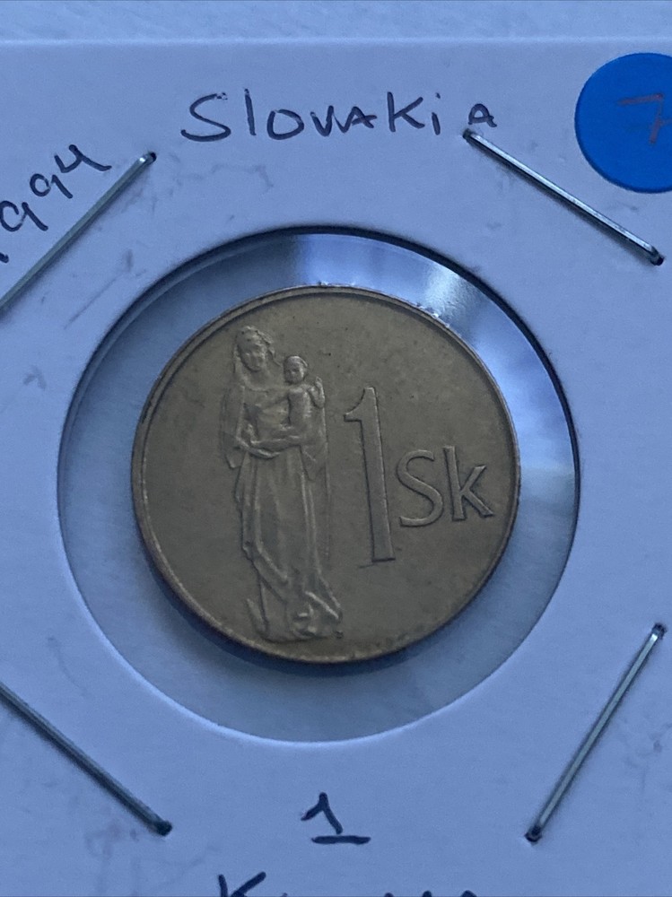 1994 Slovakia 1 Koruna Coin