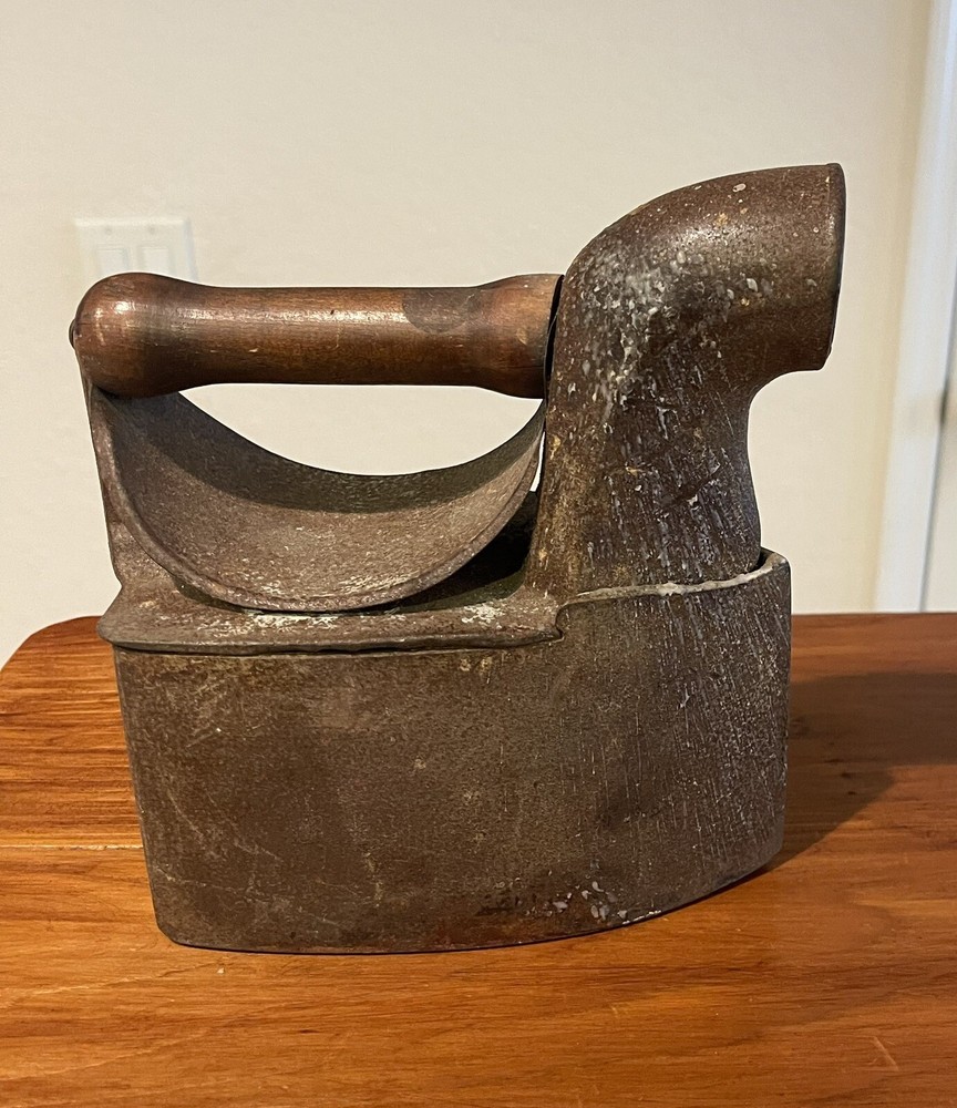 Antique 19th Century Charcoal Chimenea Iron