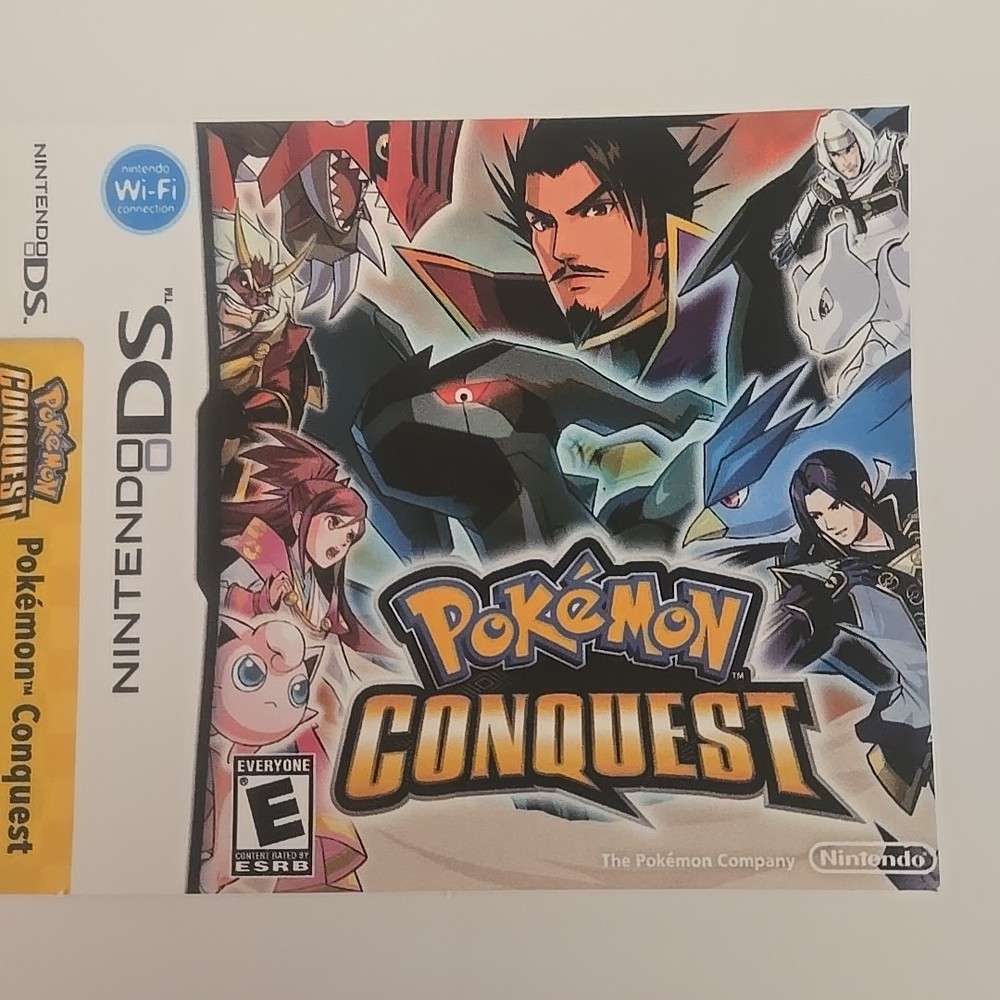 Replacement Case For Pokemon Conquest Version Nintendo DS
