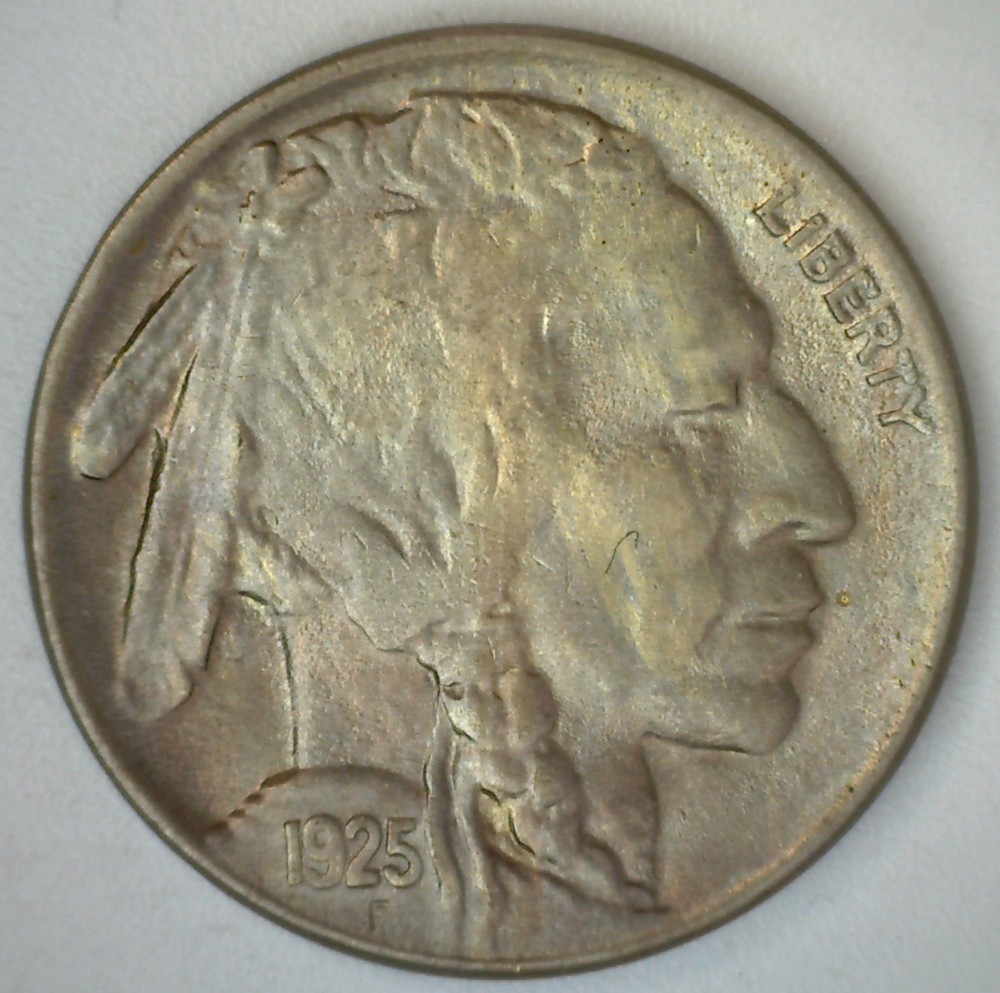 1925 Buffalo Nickel UNC 5c US Coin Uncirculated Philadelphia Mint