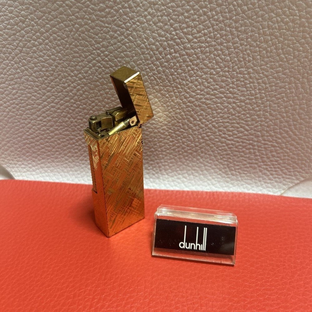 Overhauled Dunhill Rollagas lighter Gold d mark without box