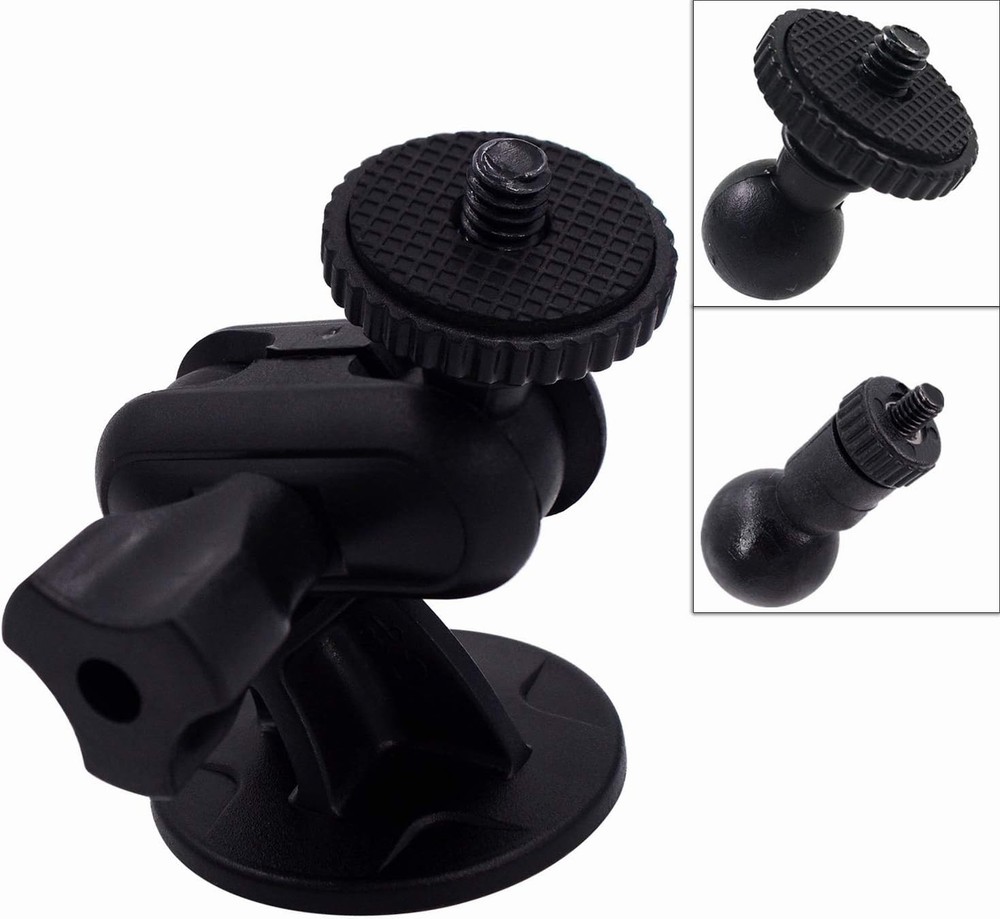 CH01C 1/4" Thread Camera Mount Holder Mini Adhesive 16mm Base - 3M