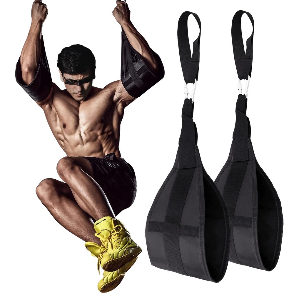 Hanging Ab Straps for Pull Up Bar: Gym Ab Sling Straps for Arm Pull up Workou...