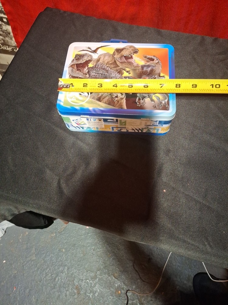 Metal Jurassic Park Lunch Box