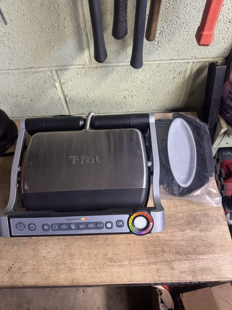 T-Fal OptiGrill 8351s1 Automatic Sensor Cooking Indoor Grill Drip Tray Tested