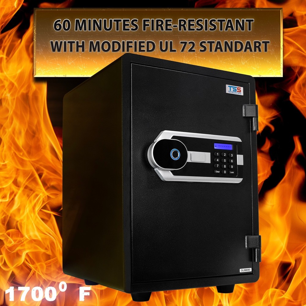 Fireproof Safe Box -Valuables & Documents Secure Combination Lock , Home Office