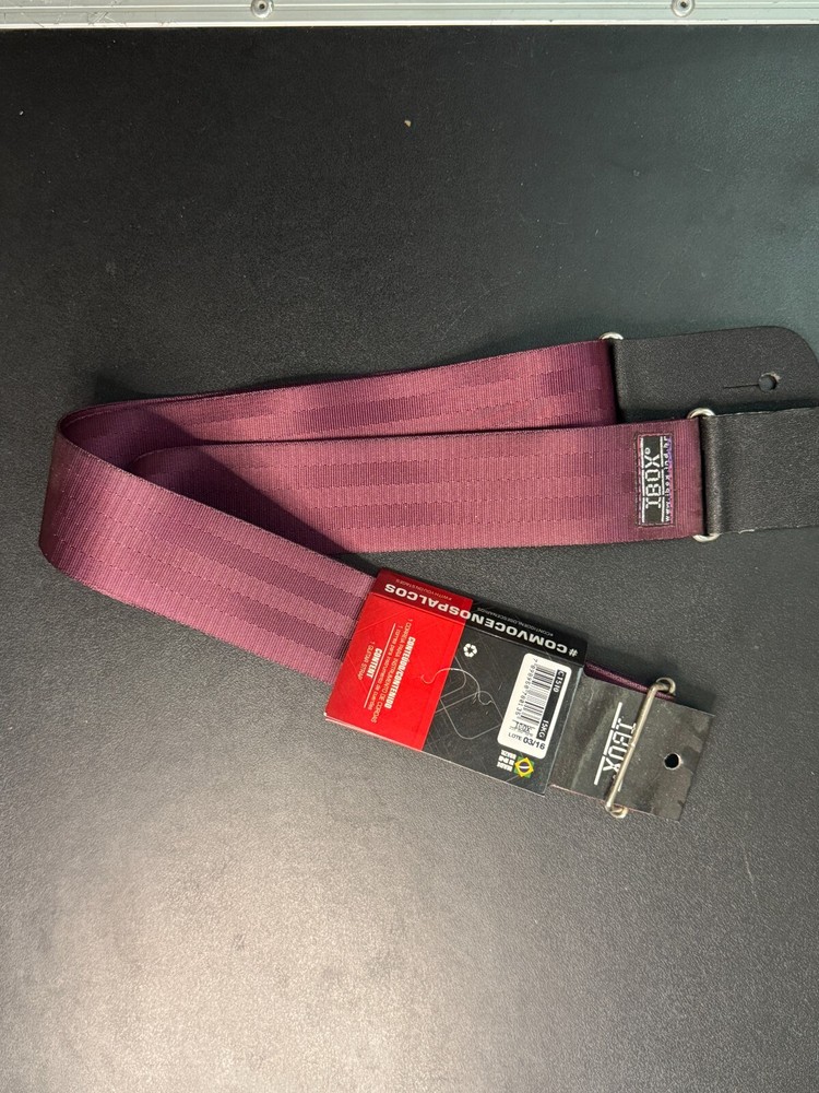 IBox Adjustable Guitar Strap-Durable Nylon with Leather Ends