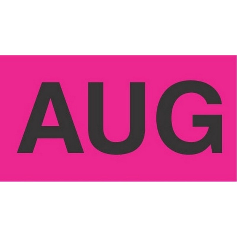 2" x 3" August Labels (500 per Roll)