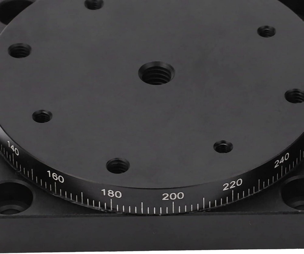 RS60-L 60MM Rotation Axis Stage Precision Bearing Linear Stage Platform 29.4N
