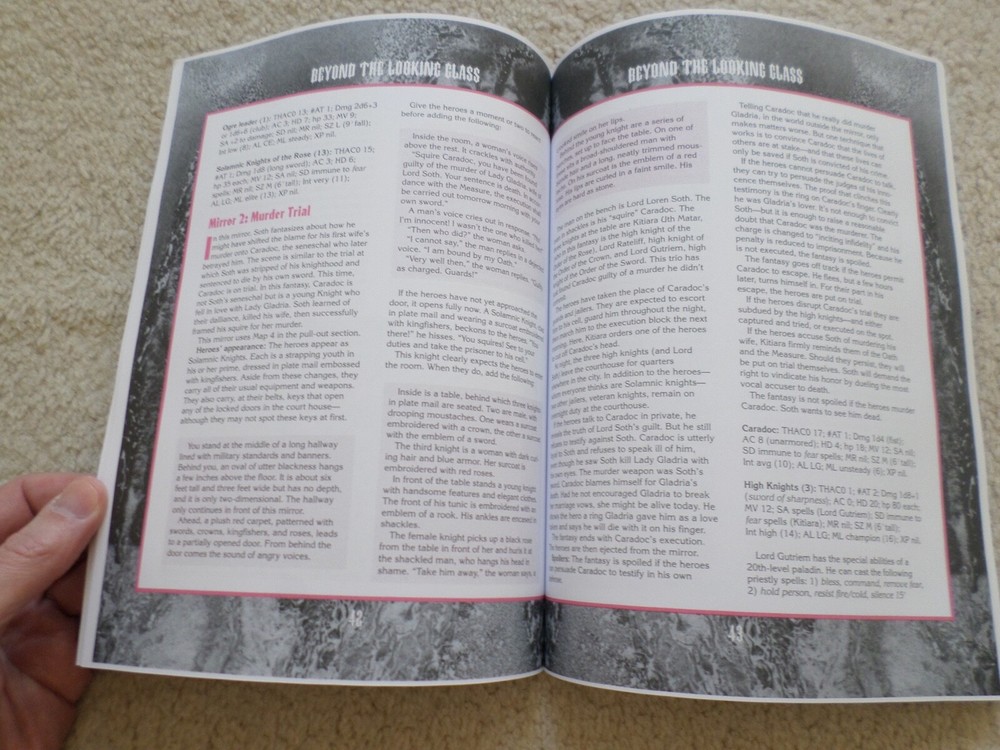 When Black Roses Bloom Ravenloft Dungeons & Dragons adventure module