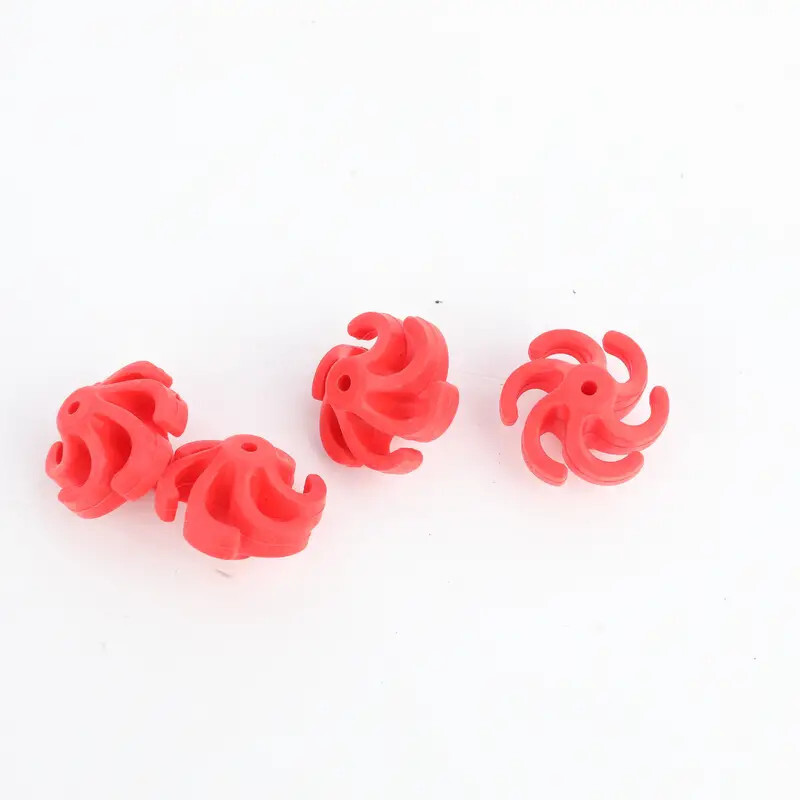 4PCS Archery Compound Bow Stabilizer Rubber Shock Dampener Set Red BSASS7322