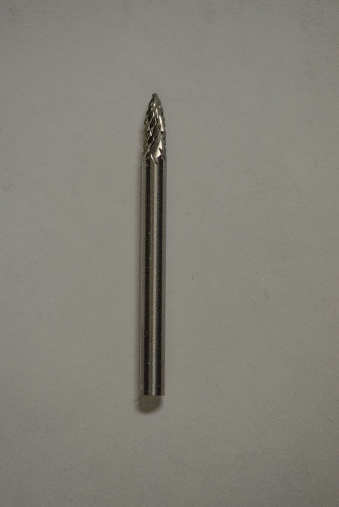 SG41D Tree Shape SOLID Carbide Burr Bur Cutting Tool Die Grinder Bit 1/8"