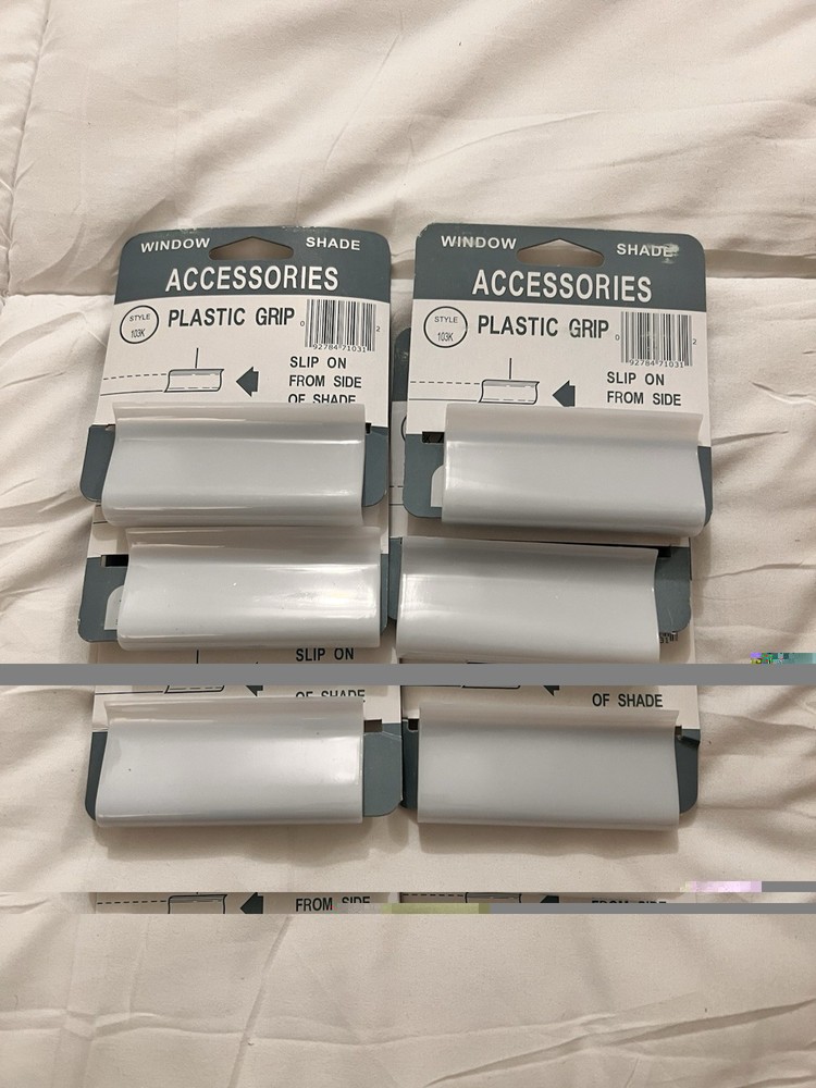 10 Pieces Shade Pulls for Roller Shades, Window Shade Pulls, White Roller Shade.