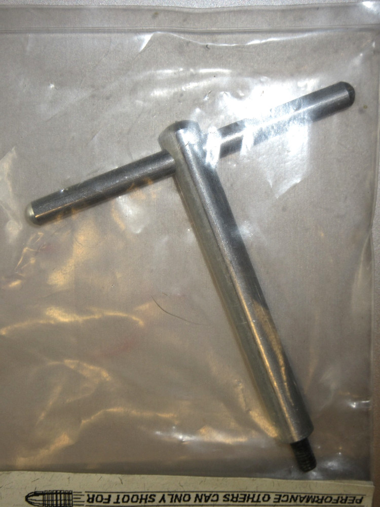 White Super T Grip Ramrod Extension Handle Muzzleoader 10/32 Thread NIP