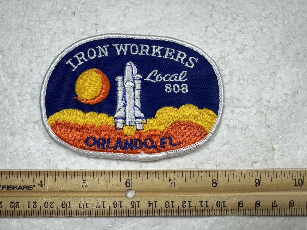 Vintage NASA Space Shuttle Patch - Orlando Iron Workers Local 808