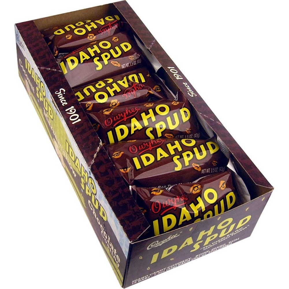 Owyhee Idaho Spud Chocolate Candy Bars - 18 Ct. Case
