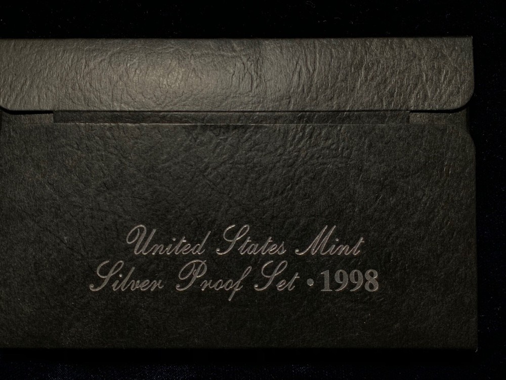 1998 US Mint Silver Proof Set 5 Piece Silver Set OGP
