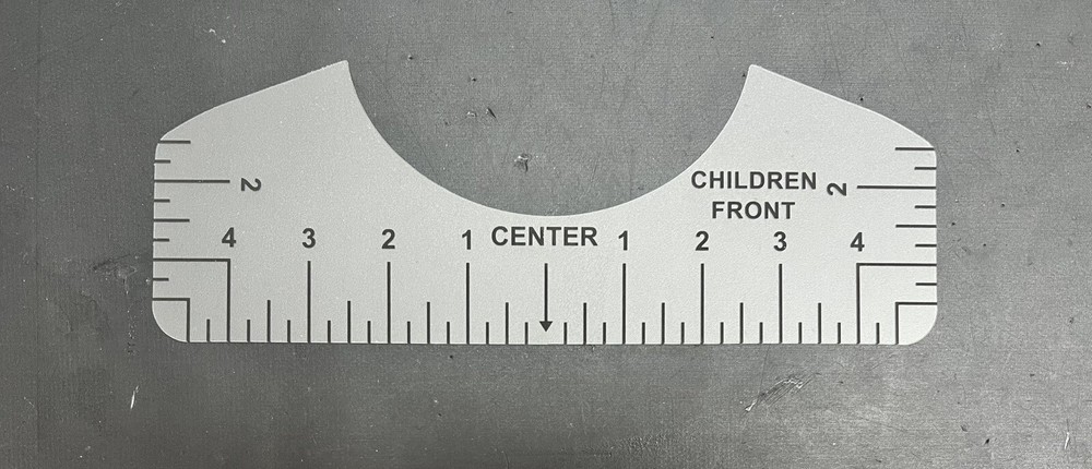Tshirt Ruler Guide Tool Acrylic Tshirt Measurement Ruler for Heat Press