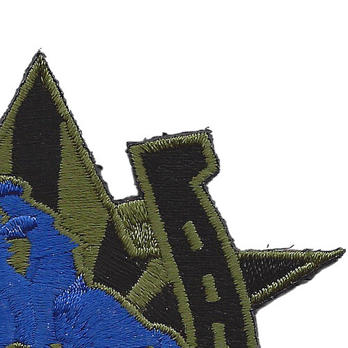 118th Cavalry Regiment OD Green Patch Hook And Loop