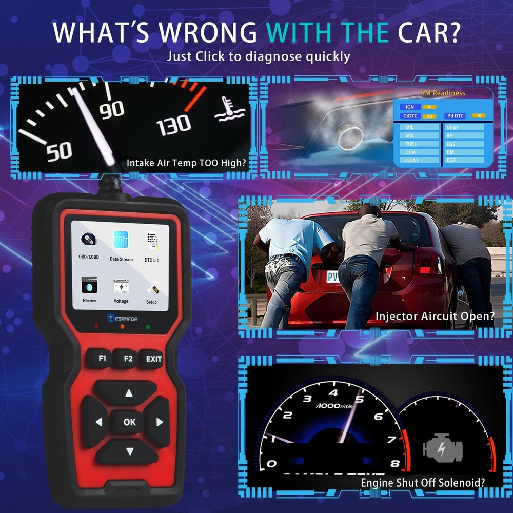 OBD2 Scanner Code Reader Car Diagnostic Tool Engine Fault Check After 1996
