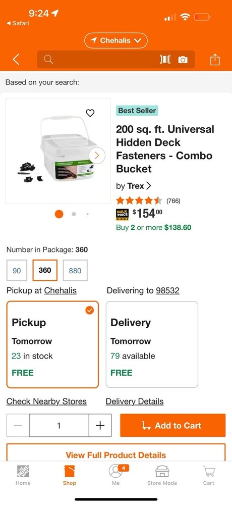 Trex Hideaway Universal Hidden Deck Fasteners Combination Pack