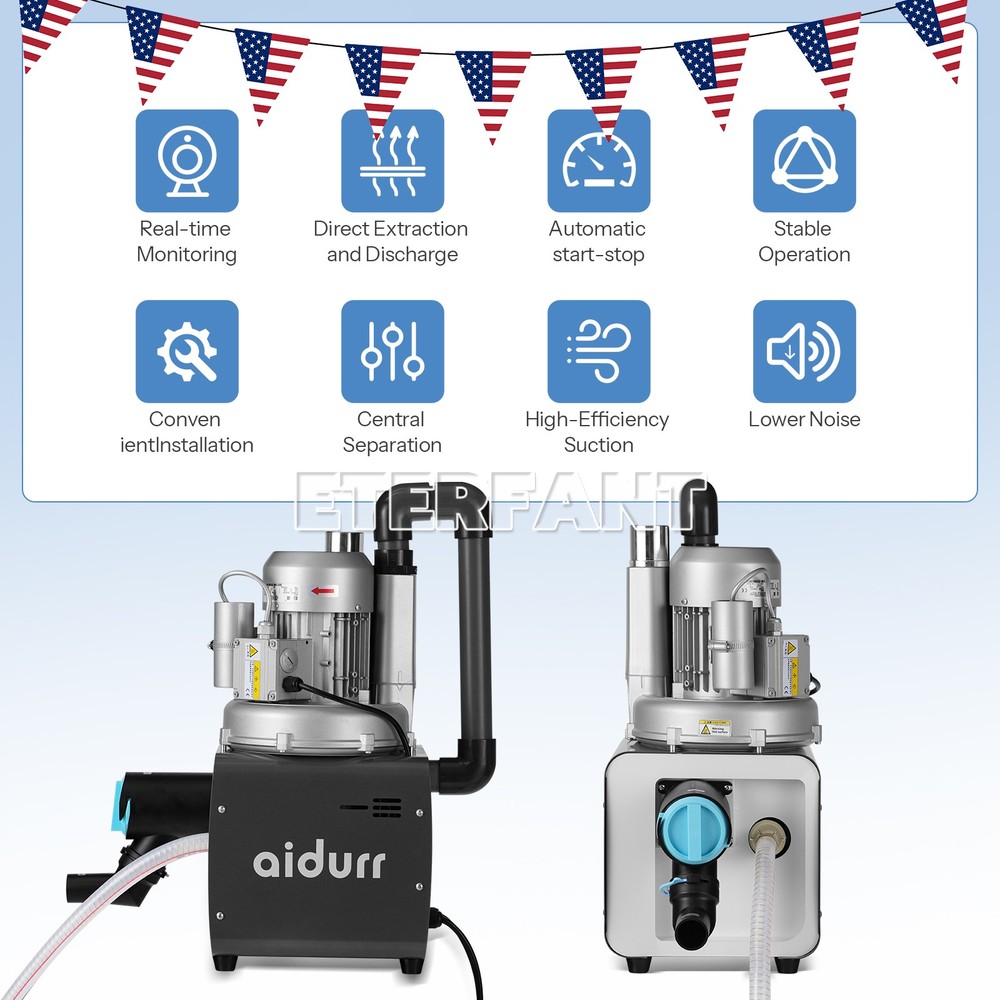 Dental Electric Suction Machine Variable Frequency Suction Machine Semi-Dry Type