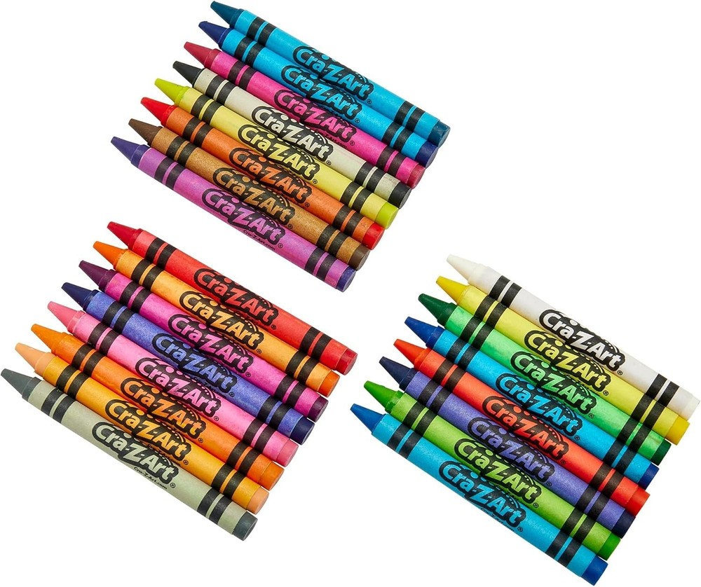 Durable 24 Count Washable Crayons - Smooth Application for Young Artists