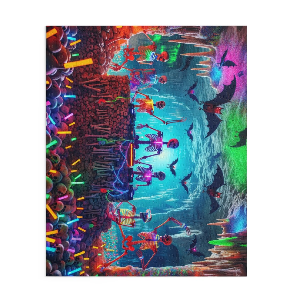 Puzzle 500-Piece Candy-Colored Catacomb Rave