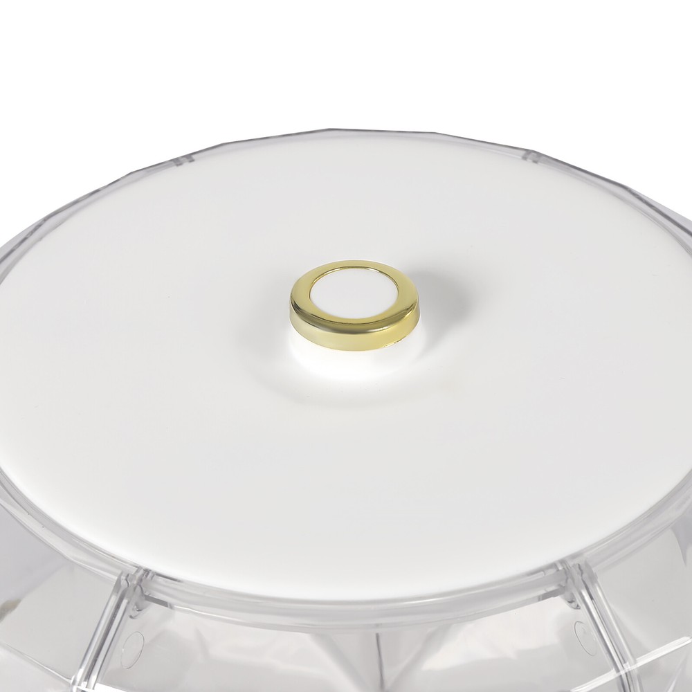 6 in 1 360?? Rotating Grain Cereal Dispenser Storage Box Kitchen Rice Container