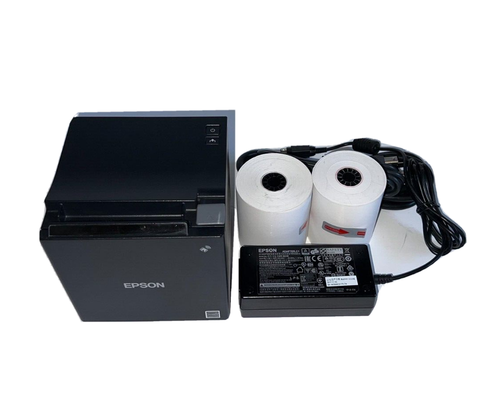 Epson TM-M30 Receipt Printer M335B [USB-LAN-Bluetooth] Adapter/Roll