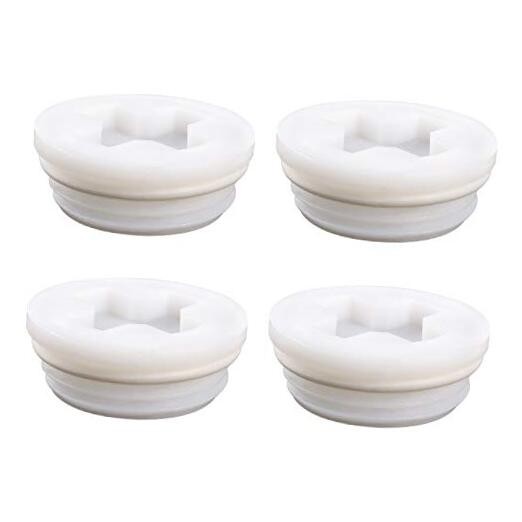 2" Bung Cap, 4 PCS Poly Buttress Drum Bung for 55 Gallon Course Thread 4 pcs