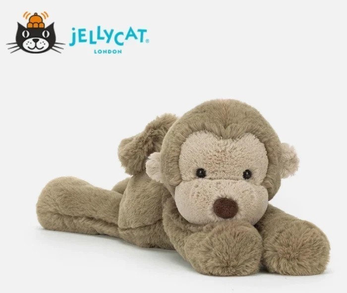 10.2IN Jellycat Smudge Monkey Medium NWT with Dust Bag Plush Gift