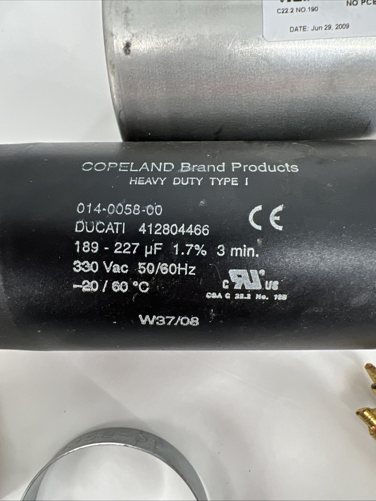 Copeland Compressor, Power Pack, 514-2000-47, Relay, Start & Run Capacitor