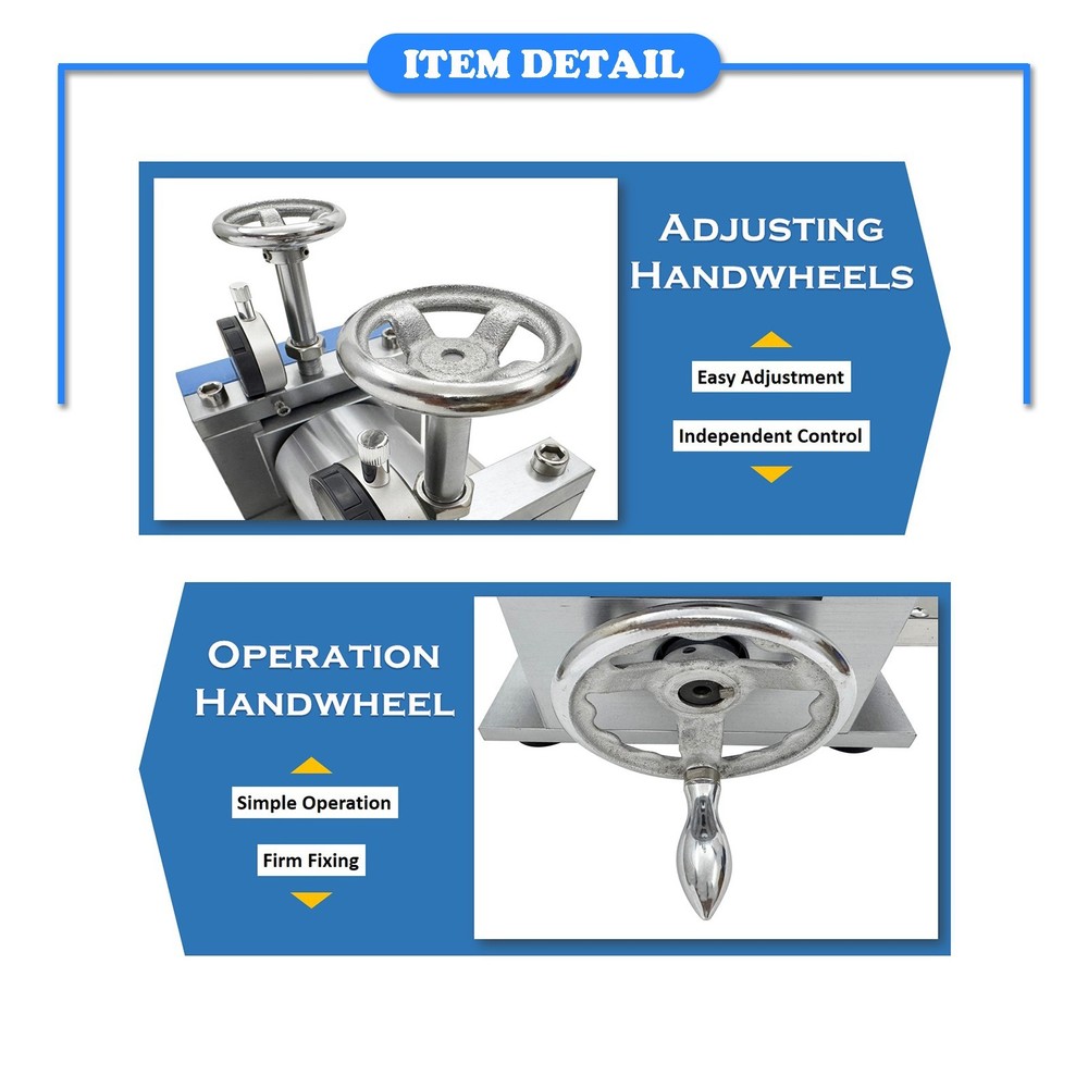 Manual Vertical Lab Electrode Sheet Calender Roller Press Machine 0~3MM