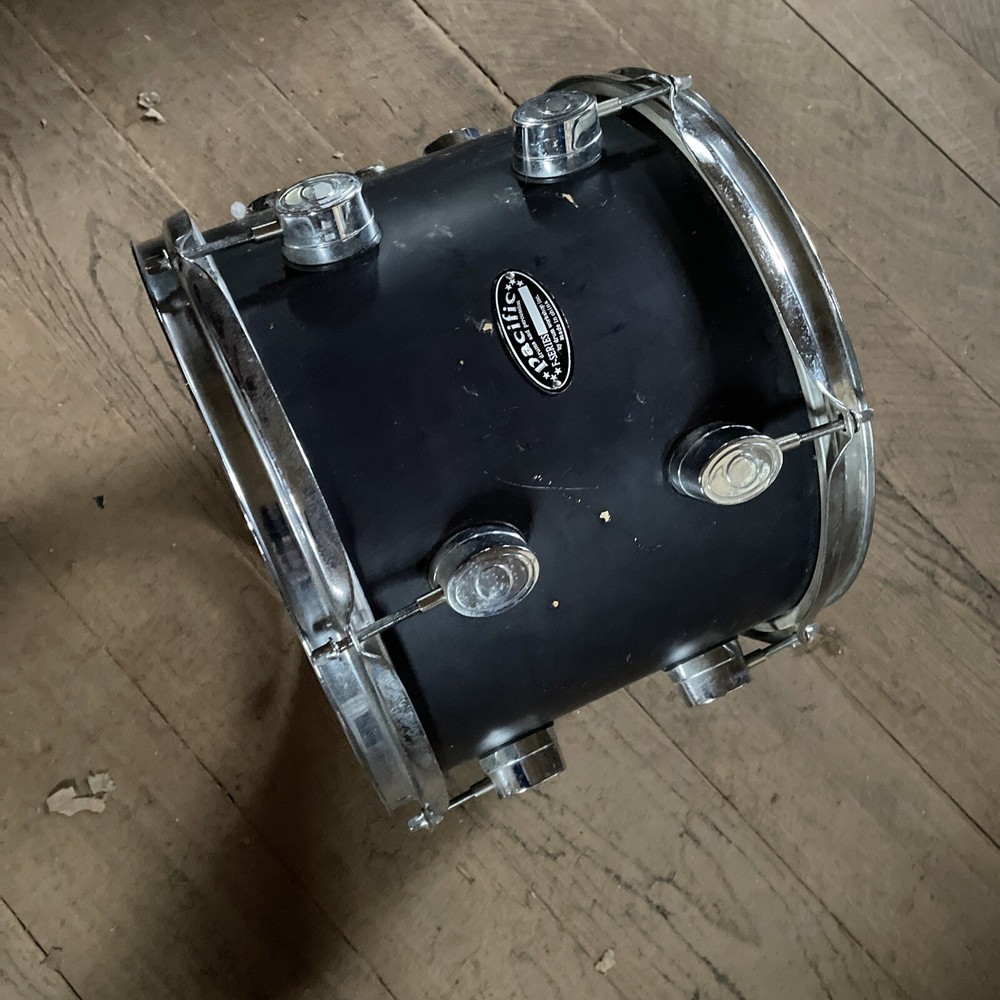 Pacific Tom Drum 12" x 9" Matte black